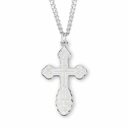 Sterling Silver Byzantine Cross