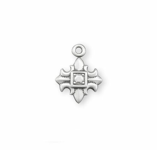 Sterling Silver Fleur De Lis Cross - Image 2