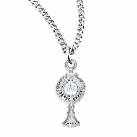 Sterling Silver Monstrance Pendant