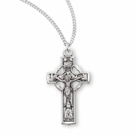 Sterling Silver Celtic Crucifix