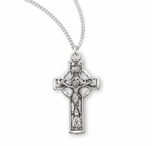 Sterling Silver Celtic Crucifix