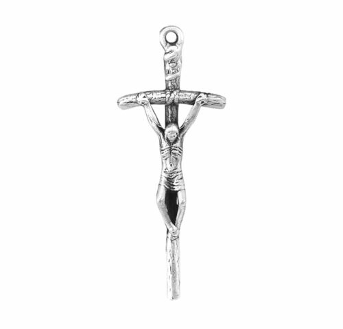 Sterling Silver Papal Crucifix - Image 2