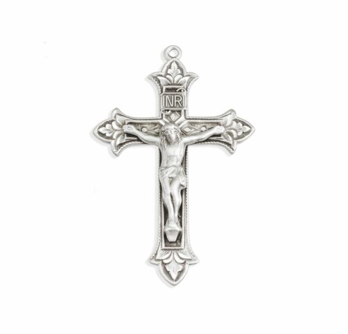 Sterling Silver Fleur De Lis Cross - Image 2