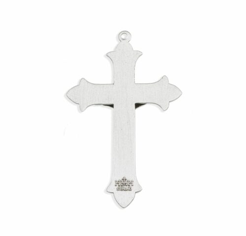 Sterling Silver Fleur De Lis Cross - Image 3