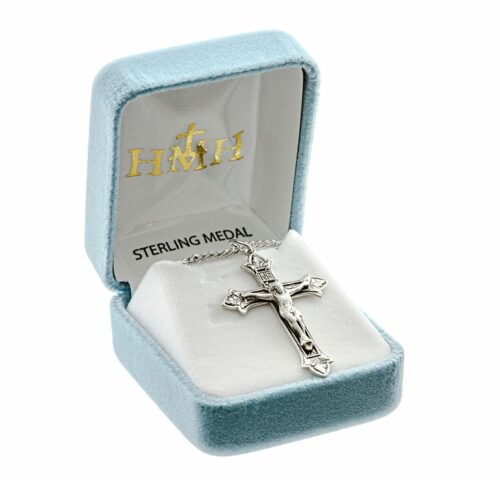Sterling Silver Fleur De Lis Cross - Image 4