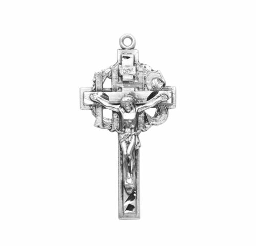 Pierced Sterling Silver Crucifix - Image 2