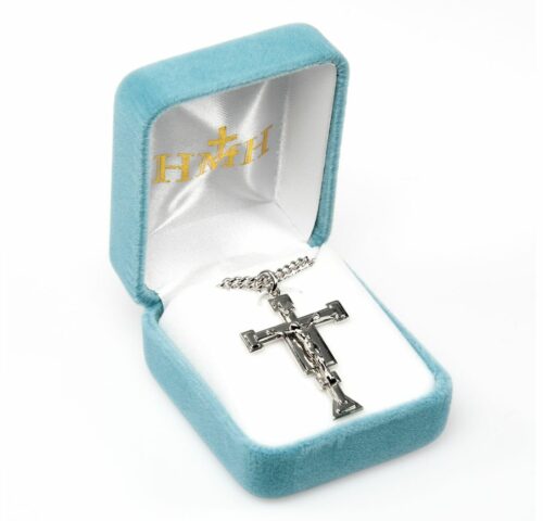 Renaissance Style Sterling Silver Crucifix - Image 3