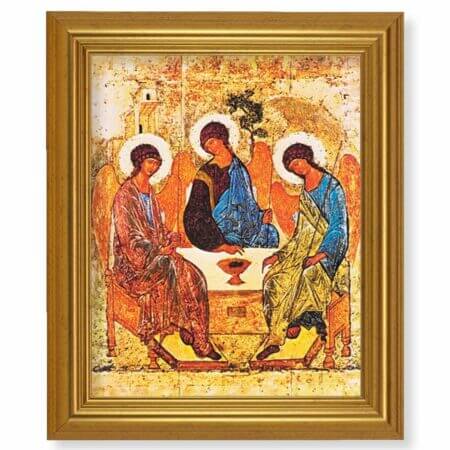 The Holy Trinity Gold Framed Art