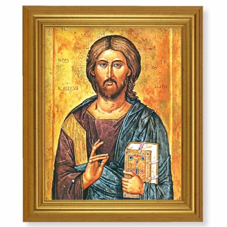 Christ the Teacher Gold Framed Art