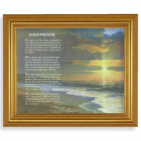 Footprints Gold Framed Art