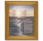 Footprints Gold Framed Art
