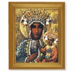 Our Lady of Czestochowa Gold Framed Art