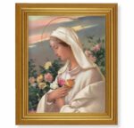 Mystical Rose Gold Framed Art