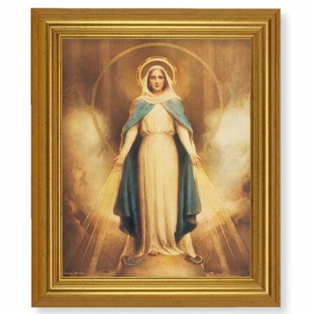 Miraculous Mary Gold Framed Art