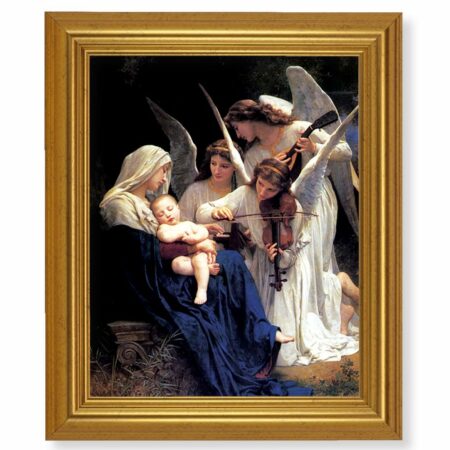 Heavenly Melody Gold Framed Art