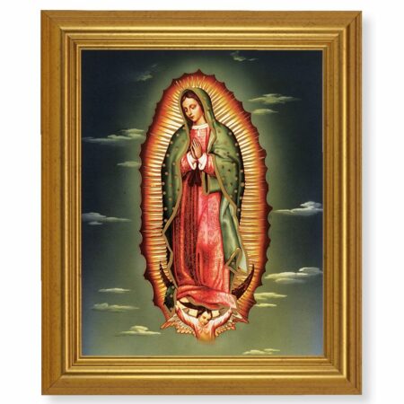 Our Lady of Guadalupe Gold Framed Art