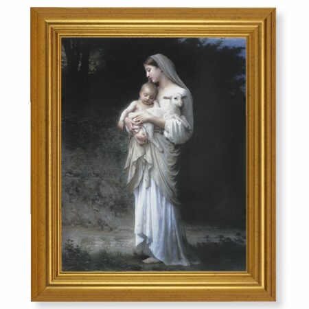 Divine Innocence Gold Framed Art