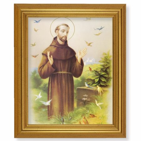 St. Francis Gold Framed Art