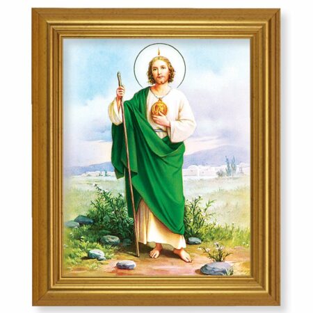 St. Jude Gold Framed Art