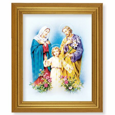 Holy Family Gold Framed Art