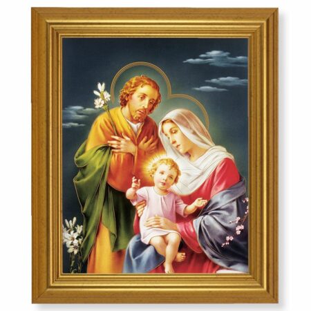 Holy Family Gold Framed Art