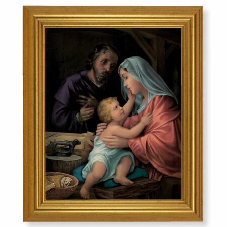 Holy Family Gold Framed Art