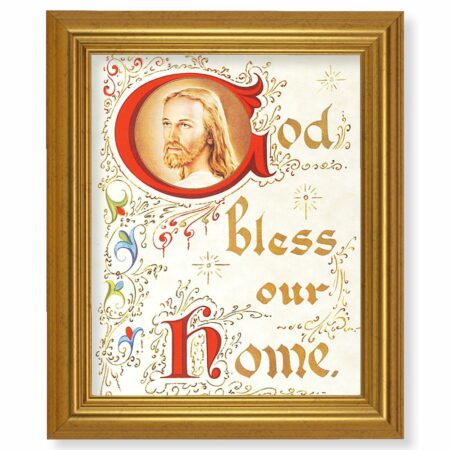 House Blessing Gold Framed Art
