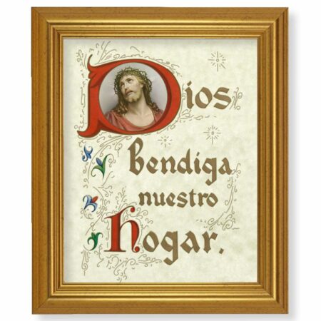 House Blessing (Spanish) Gold Framed Art