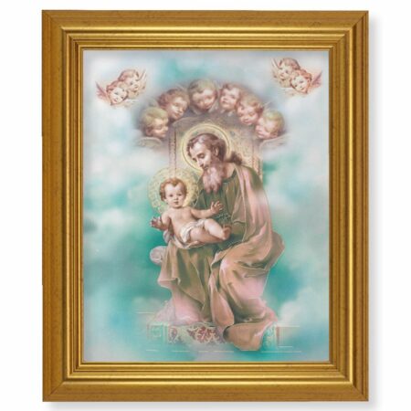 St. Joseph Gold Framed Art
