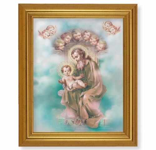 St. Joseph Gold Framed Art