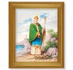 St. Patrick Gold Framed Art