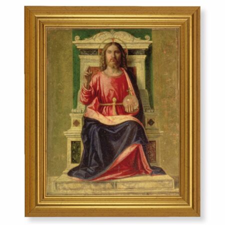 King of Heaven Gold Framed Art