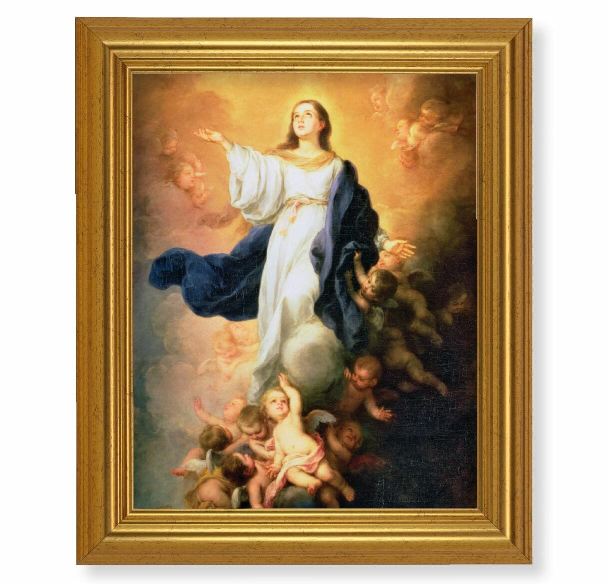 Immaculate Conception Gold Framed Art - Buy Religious Catholic Store