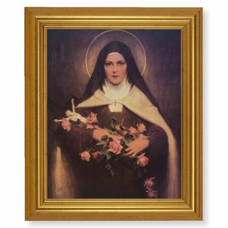 St. Therese Gold Framed Art