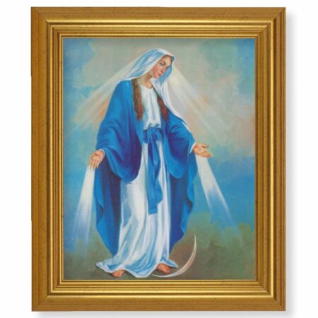 Our Lady of Grace Gold Framed Art