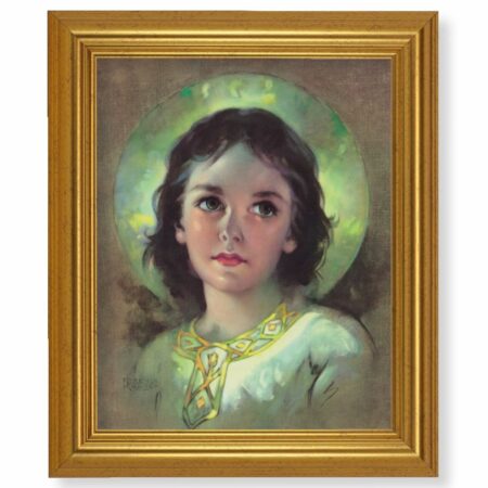 The Child Jesus Gold Framed Art