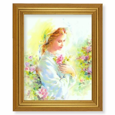 Mystical Rose Gold Framed Art