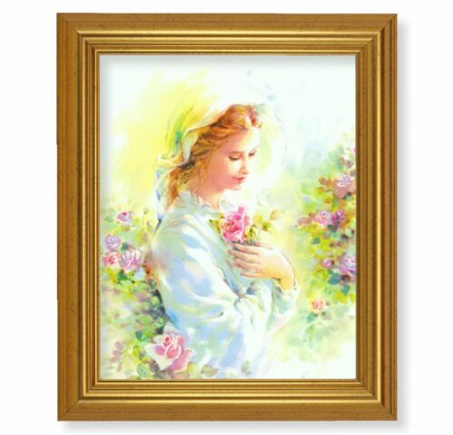 Mystical Rose Gold Framed Art