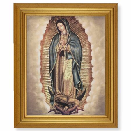 Our Lady of Guadalupe Gold Framed Art