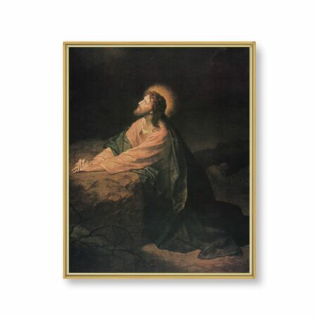 Gethsemane Gold Framed Plaque