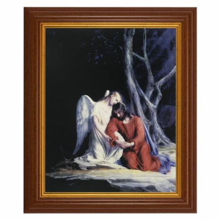 Agony in the Garden Dark Walnut Framed Art