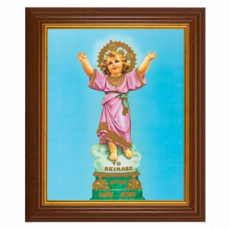 Divino Nino Dark Walnut Framed Art