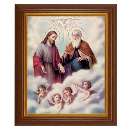 The Trinity Dark Walnut Framed Art