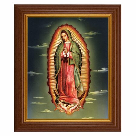 Our Lady of Guadalupe Dark Walnut Framed Art