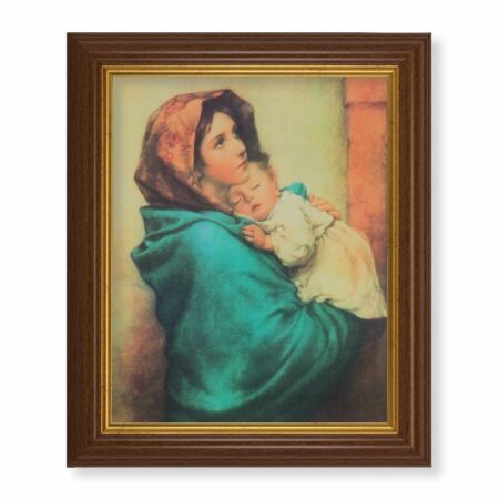 Madonna of the Streets Dark Walnut Framed Art