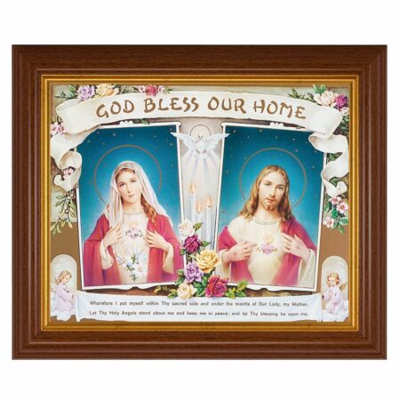 House Blessing - SHJ & IHM Dark Walnut Framed Art