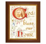 House Blessing Dark Walnut Framed Art