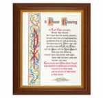 House Blessing Dark Walnut Framed Art