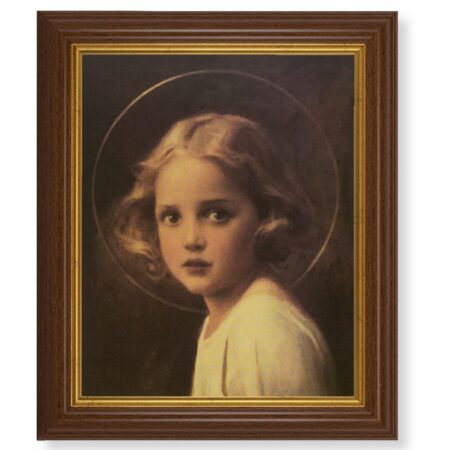 Mary Most Holy Dark Walnut Framed Art