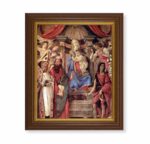 Immaculate Conception Dark Walnut Framed Art
